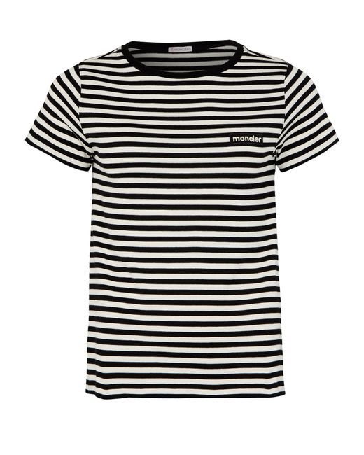 Moncler Black Kurzarm-T-Shirt