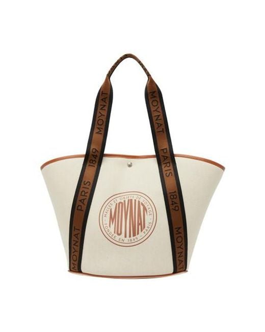 Moynat Natural Medallion Tote Bag