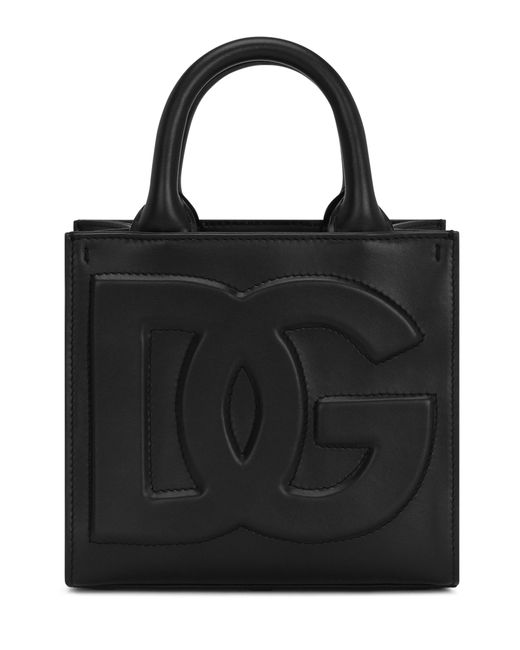 Dolce & Gabbana Black Shopper DG Daily Mini