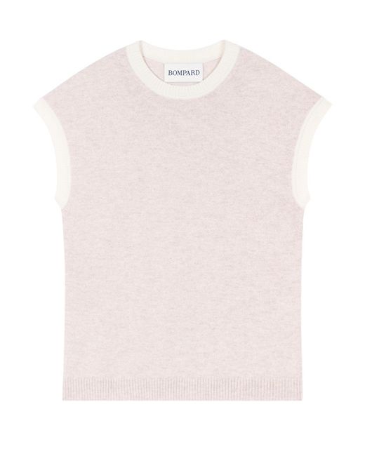 Bompard Natural Kaschmirpullover Mit Kleinen Ärmeln