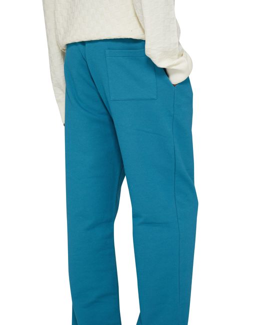 Pantalon à signature brodée Louis Vuitton pour homme en coloris Blue