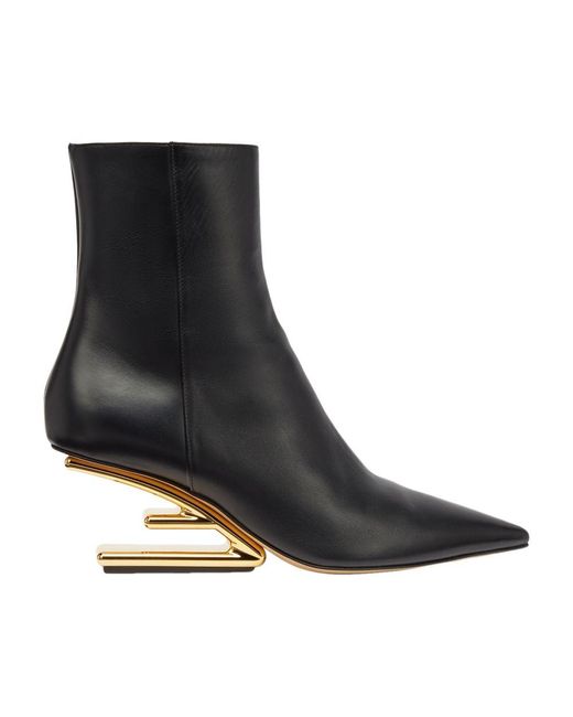 Fendi Black First Ankle Boots