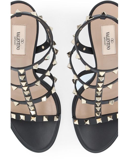 Valentino Garavani Rockstud Studded Leather Sandals in Nero (Black) - Save  34% - Lyst