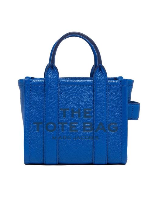 Marc Jacobs Blue The Leather Crossbody Tote Bag