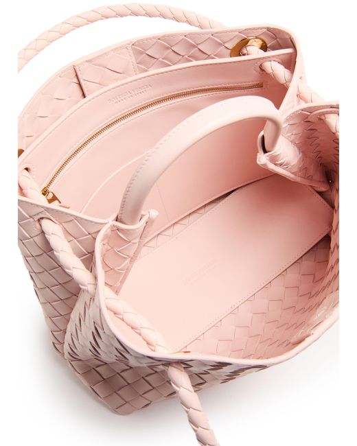 Bottega Veneta Pink Tasche Andiamo Im Mediumformat