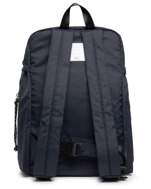 A.P.C. Blue Treck Backpack for men