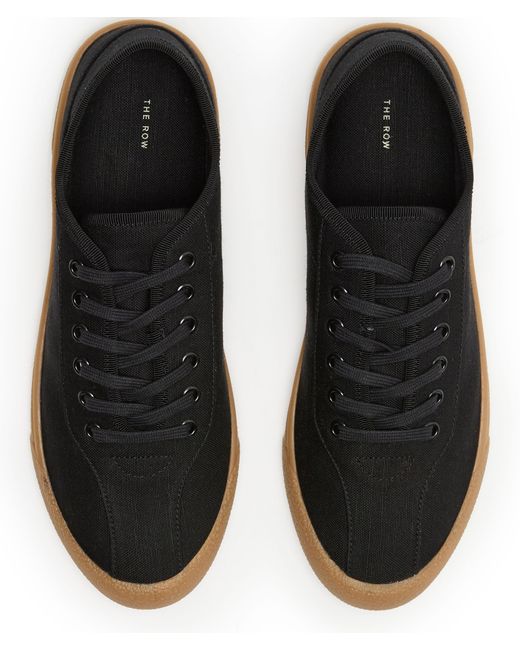 The Row Black Canvas-Sneakers