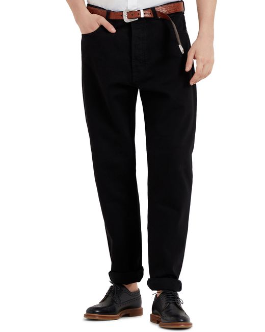 Pantalon cinq poches coupe Iconic Brunello Cucinelli pour homme en coloris Black