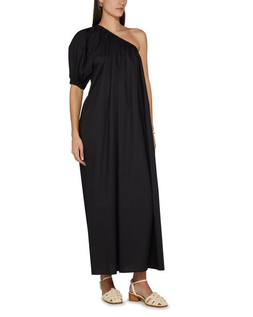 Matteau Black One Shoulder Maxi Dress