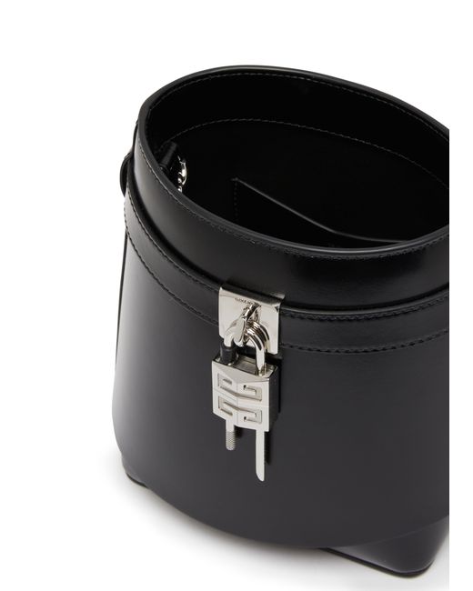 Givenchy Black Shark Lock Bucket Bag