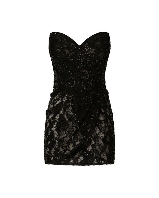 Dolce & Gabbana Black Short Dress