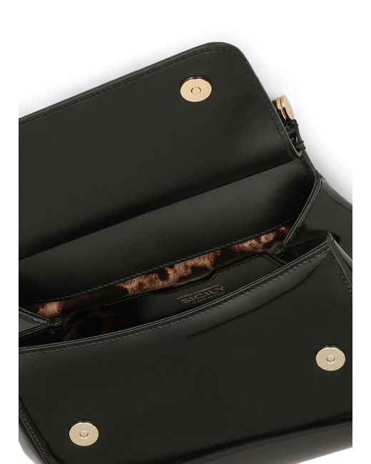 Dolce & Gabbana Black Small Sicily Handbag