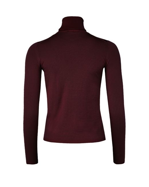 Max Mara Purple Saluto Turtleneck Sweater