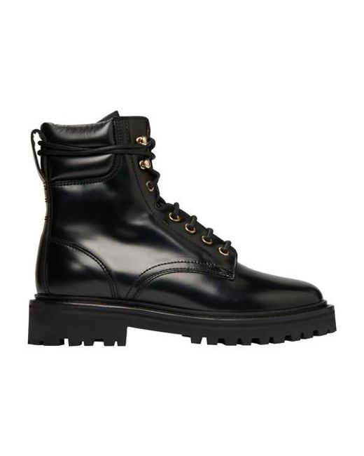 Isabel Marant Campa Combat Boots in Black | Lyst Australia