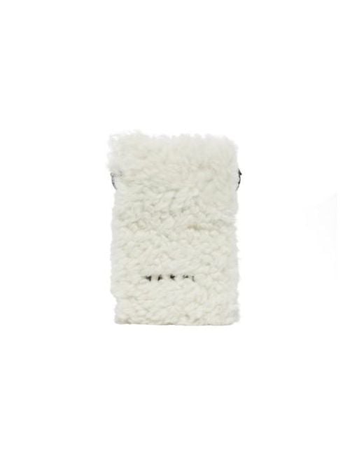 Marni White Phone Holder