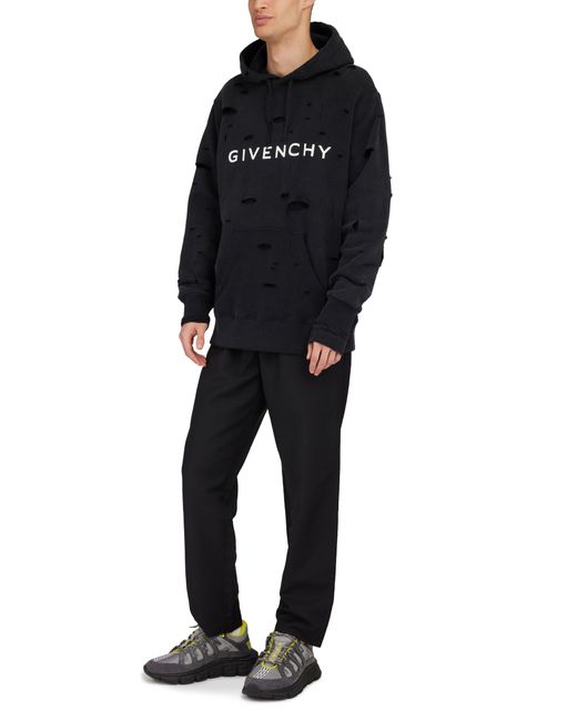 Sweatshirt Archetype effet troué Givenchy pour homme en coloris Black