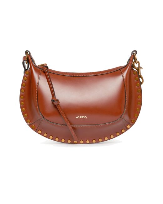 Isabel Marant Brown Oskan Moon Shoulder Bag