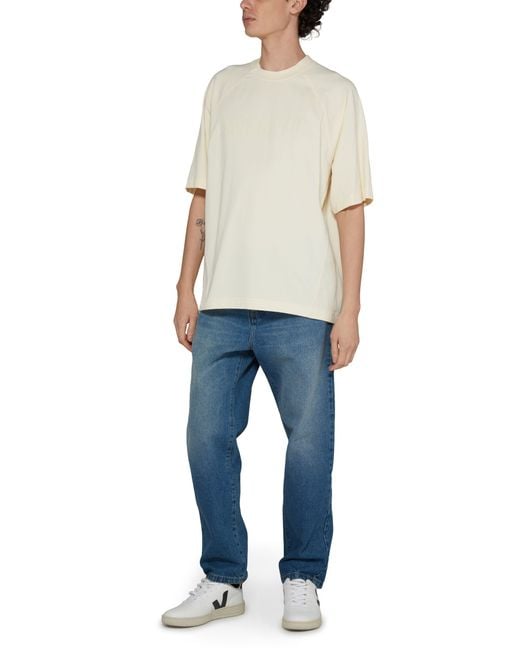 Jacquemus White The Typo T-shirt for men