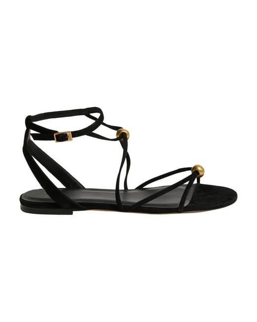 Isabel Marant Black Aeza Sandals