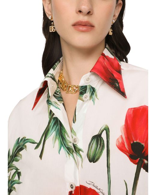 Dolce & Gabbana Metallic Earrings With Dg Logo And Rhinestones