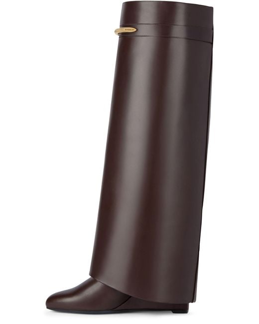 Givenchy Brown Shark Boots