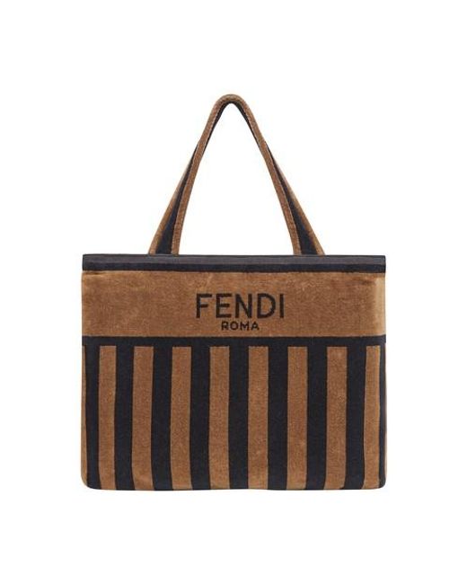 Fendi Brown Towel Bag