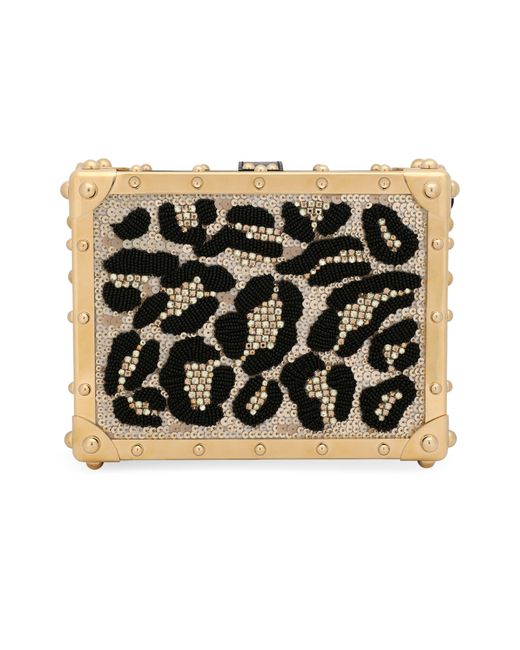 Dolce & Gabbana Metallic Satin Dolce Box With Embroidery