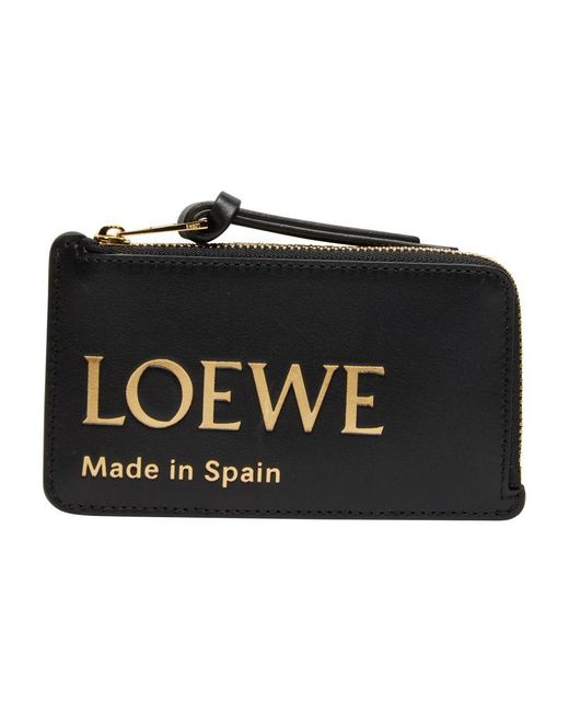 Loewe Black Logo Wallet