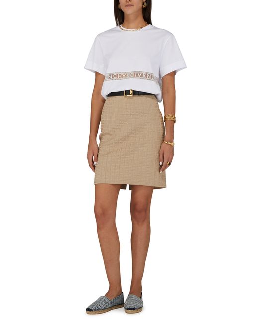 Givenchy Natural Pencil Skirt