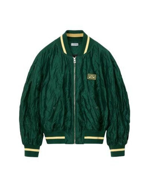 Loewe Green Bomber Jacket