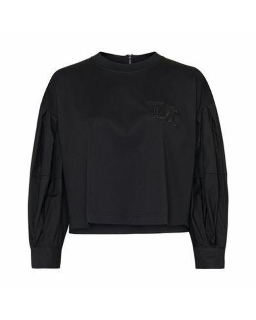 Max Mara Black Dolly Logo Sweatshirt