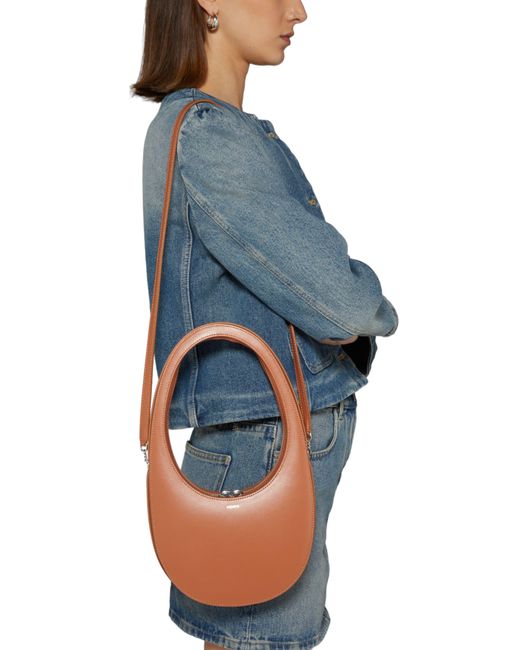 Coperni Brown Swipe Bag With Shoulder Strap