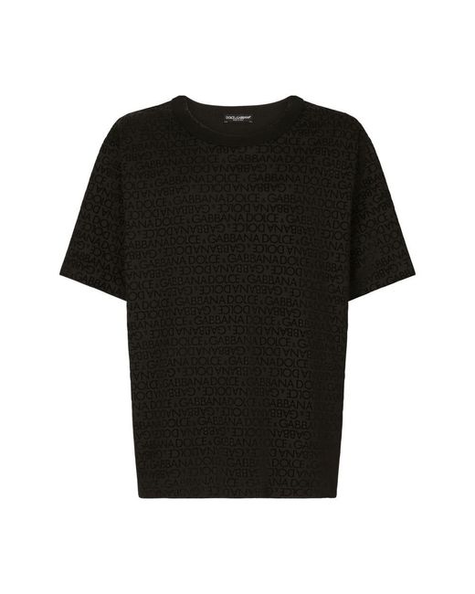 Dolce & Gabbana Black T-shirts for men