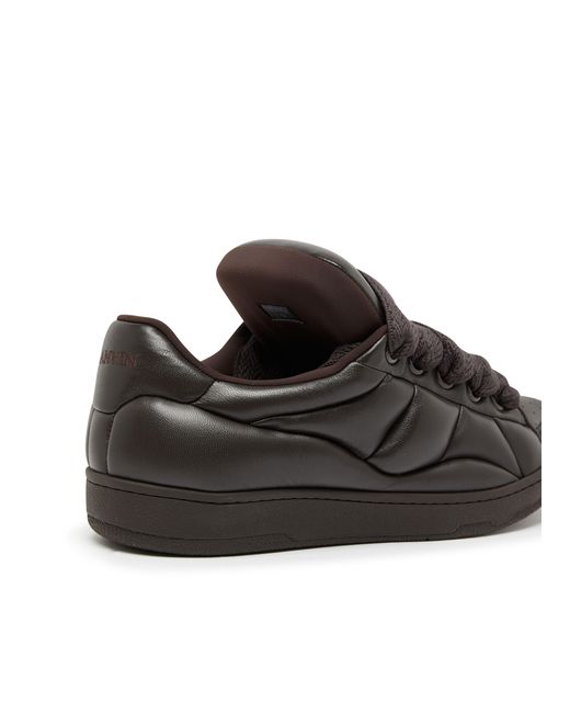 Lanvin Brown Curb Xl Low Top Sneakers for men