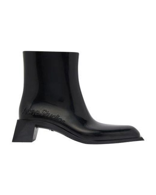 Acne Black Ankle Boots