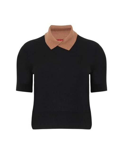 Staud Black Acorn Sweater