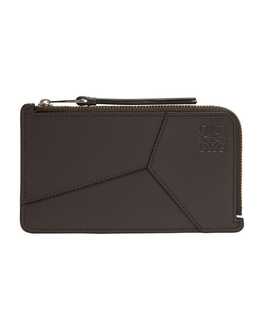 Loewe Kartenetui Mit Münzfach Puzzle Long in Black für Herren
