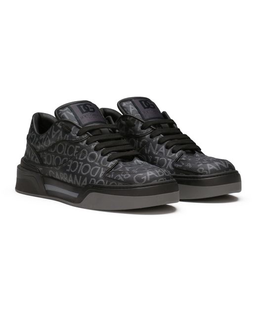 Sneakers New Roma en jacquard enduit Dolce & Gabbana pour homme en coloris Black