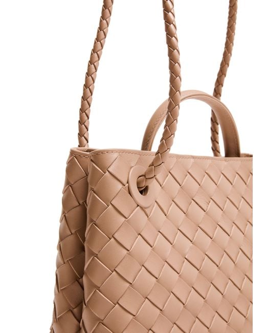 Bottega Veneta Brown Tasche Andiamo Im Kleinformat