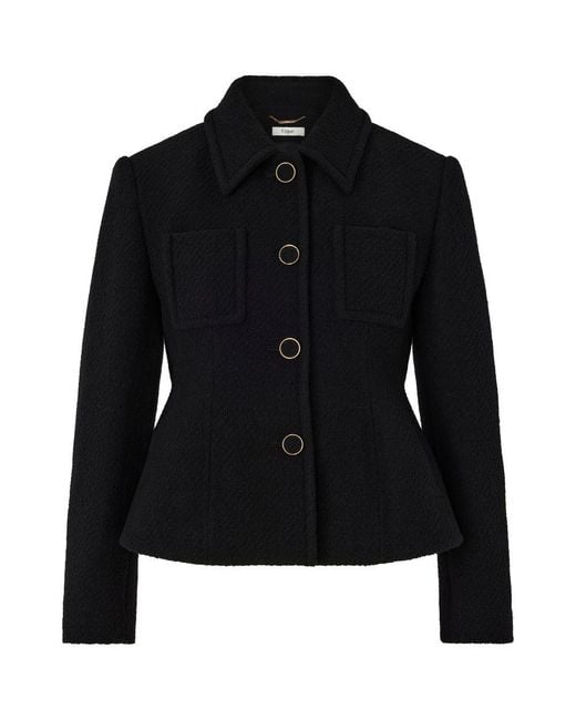 Chloé Black Woolen Jacket
