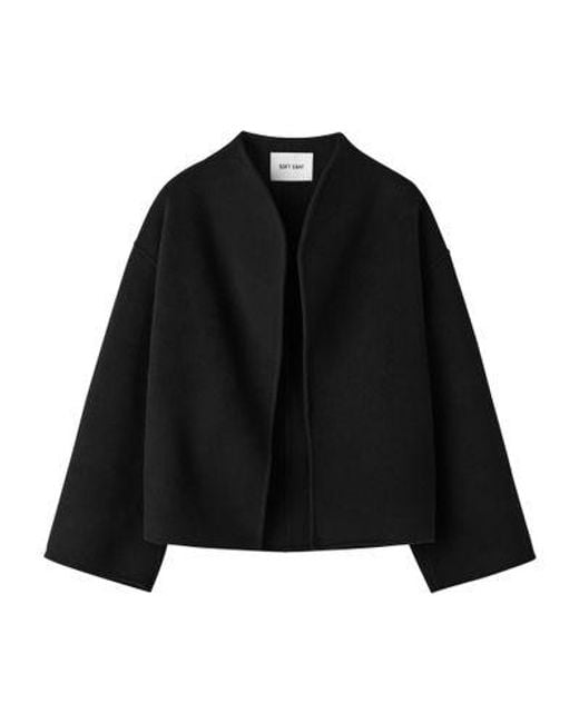 Soft Goat Black Short Jacket