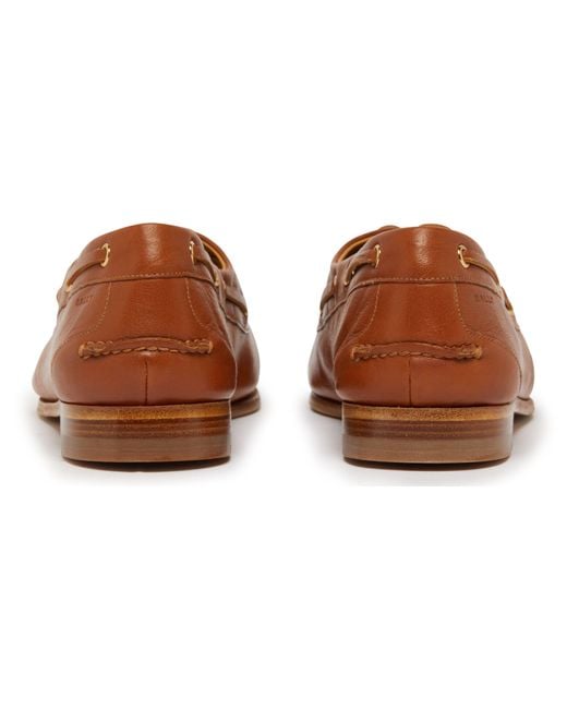 Bally Brown Loafer Plume