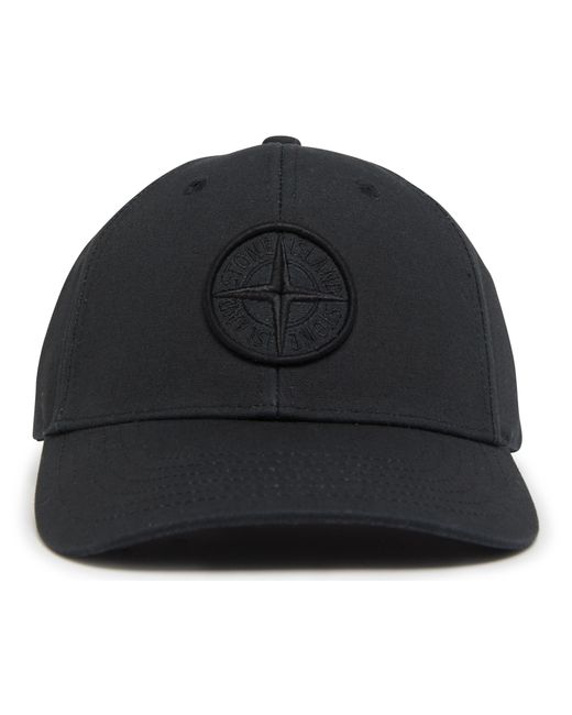 Stone Island Black Logo Cap for men