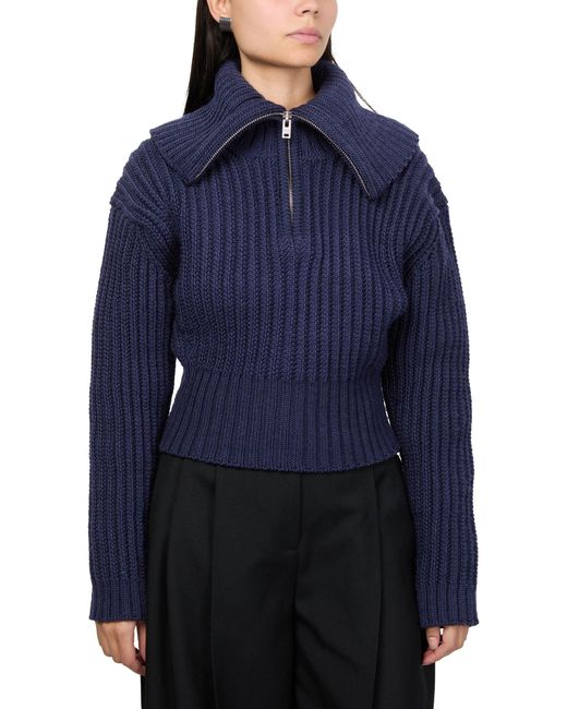 Pull À Encolure Ras Du Cou Acne en coloris Blue