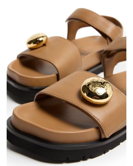 Loewe Brown Pebble Fussbett Sandal