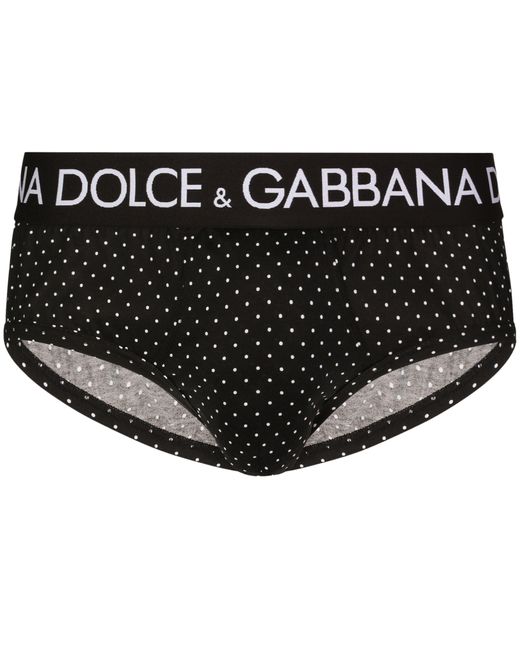 Dolce & Gabbana Slip Brando aus Stretchjersey in Black für Herren