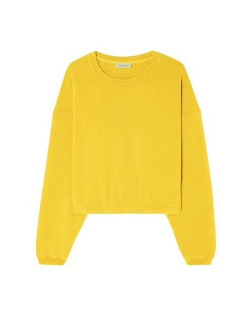 American Vintage Yellow Sweatshirt Izubird
