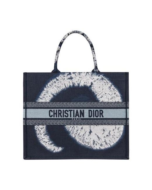 Dior Blue Book Tote Bag