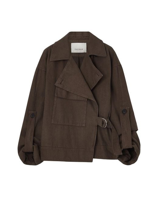 House of Dagmar Brown Aviator Jacket