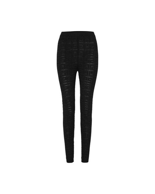 Givenchy Black 4g Jacquard legging